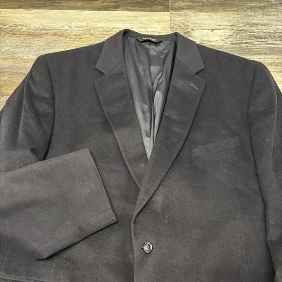 Jos A. Bank‎ Navy Mens 48 Lined Single Breast Suit Blazer Jacket Cashmere Gordon - Picture 1 of 10